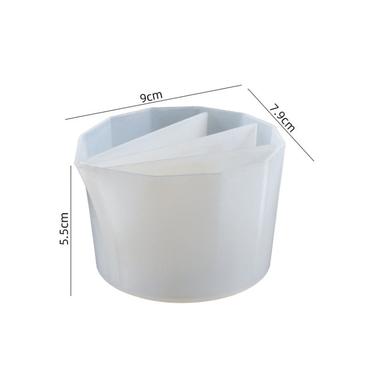 2 PCS DIY Crystal Epoxy Color Separation Cup Silicone Toning Cup, Style: 4 Grid