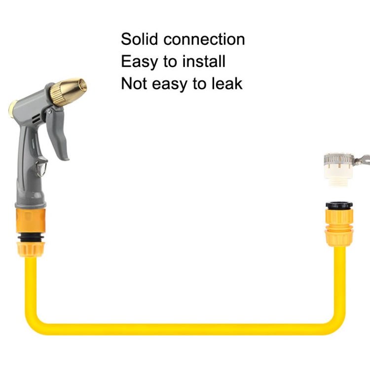 High Pressure Household Car Washer Telescopic Cleaning Spray, Style: H1 Short+3 Connectors+30m Tube