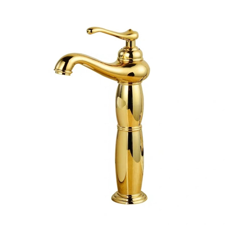 Hot And Cold Mixed Water Basin Imitation Water Faucet, Style: High Model