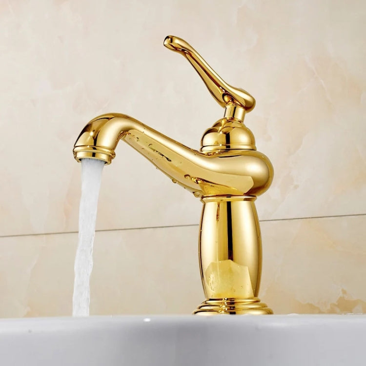 Hot And Cold Mixed Water Basin Imitation Water Faucet, Style: Short Model