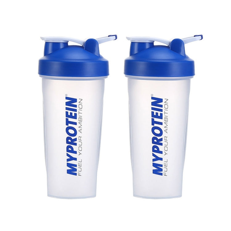 2 PCS YZ025 600ml Multifunctional Transparent Water Cup(Blue)