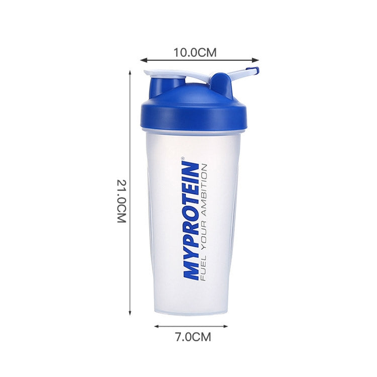 2 PCS YZ025 600ml Multifunctional Transparent Water Cup(Blue)
