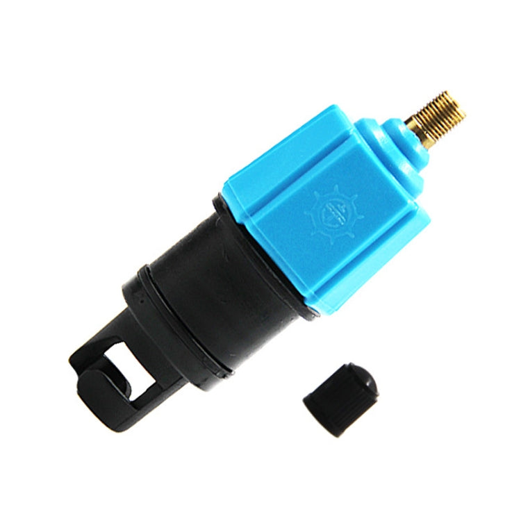 For Paddle Kayak Surfboard Valve Adapter Car Pump Conversion Head(Blue)
