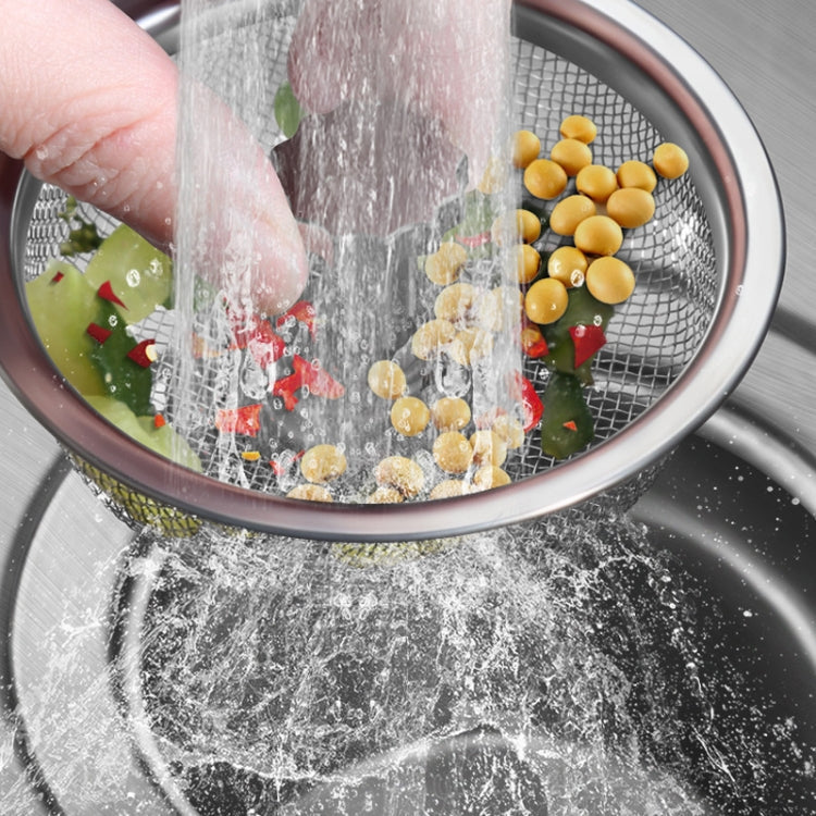 Anti-clogging Stainless Steel Filter For Kitchen Sink Sewer, Random Handle Style Delivery(Dense Net)