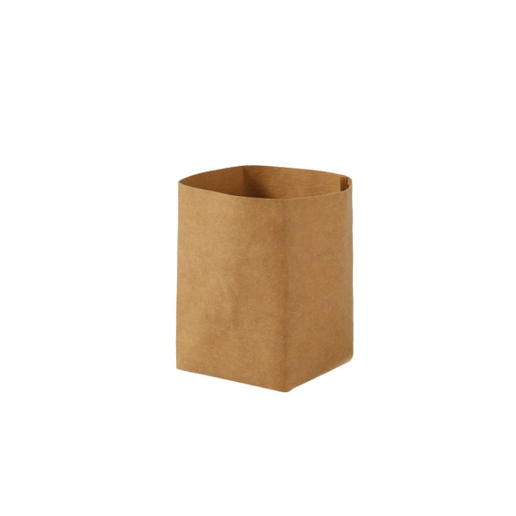 Desktop Separate Storage Washable Kraft Paper Bag, Size: 10x10x15cm