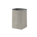 Desktop Separate Storage Washable Kraft Paper Bag, Size: Gray 15x15x28cm