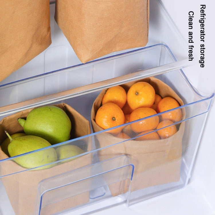 Desktop Separate Storage Washable Kraft Paper Bag, Size: Gray 20x20x35cm