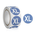10 PCS Clothing Shoes & Hats Size Model Label Round Sticker(A-448)