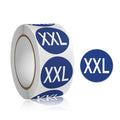10 PCS Clothing Shoes & Hats Size Model Label Round Sticker(A-449)