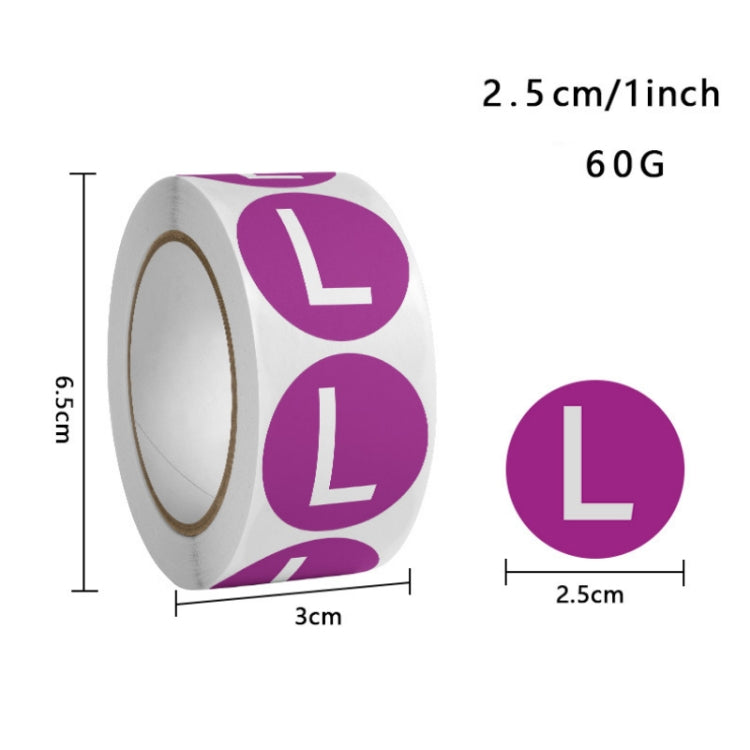 10 PCS Clothing Shoes & Hats Size Model Label Round Sticker(A-448)