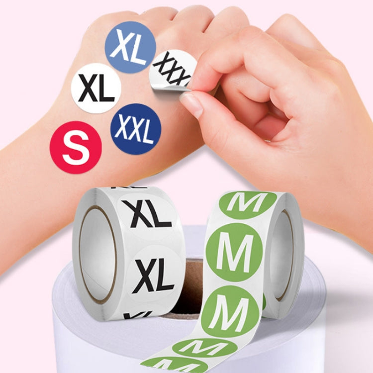 10 PCS Clothing Shoes & Hats Size Model Label Round Sticker(A-448)