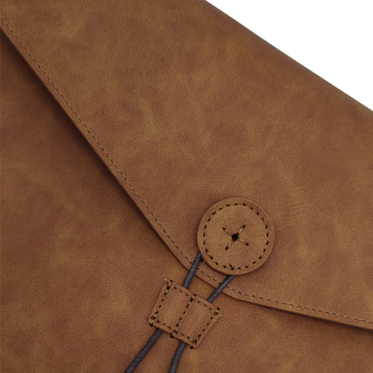 S121 Leather Wear-resistant Business Briefcase, Color: Double Brown