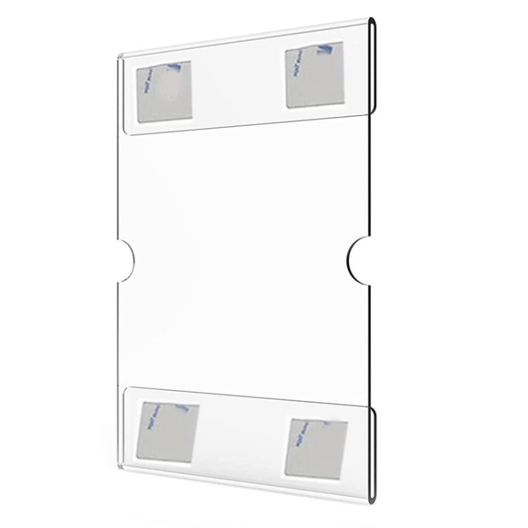 2 PCS 4x6 Inch Wall Mounted Acrylic Signage Bracket Wall Photo Frame