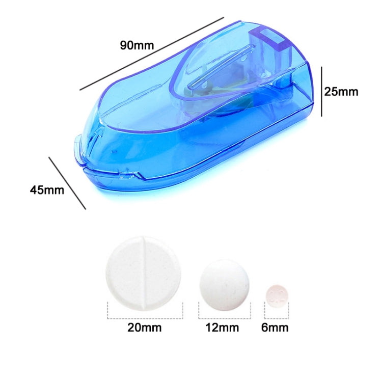 10 PCS Pills Divider Multifunctional Portable Pill Box(Pink)