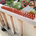 Plastic Bird Repellent Thorns Fence Anti-climb Nails(Brick Red)