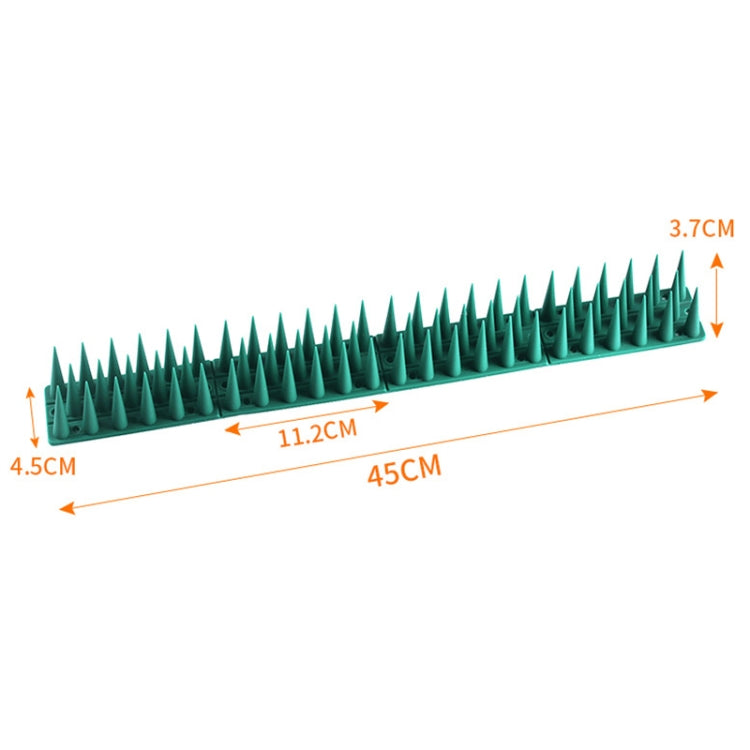 Plastic Bird Repellent Thorns Fence Anti-climb Nails(White)