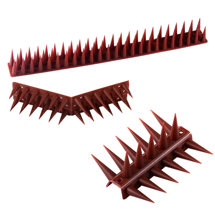 Plastic Bird Repellent Thorns Fence Anti-climb Nails(White)