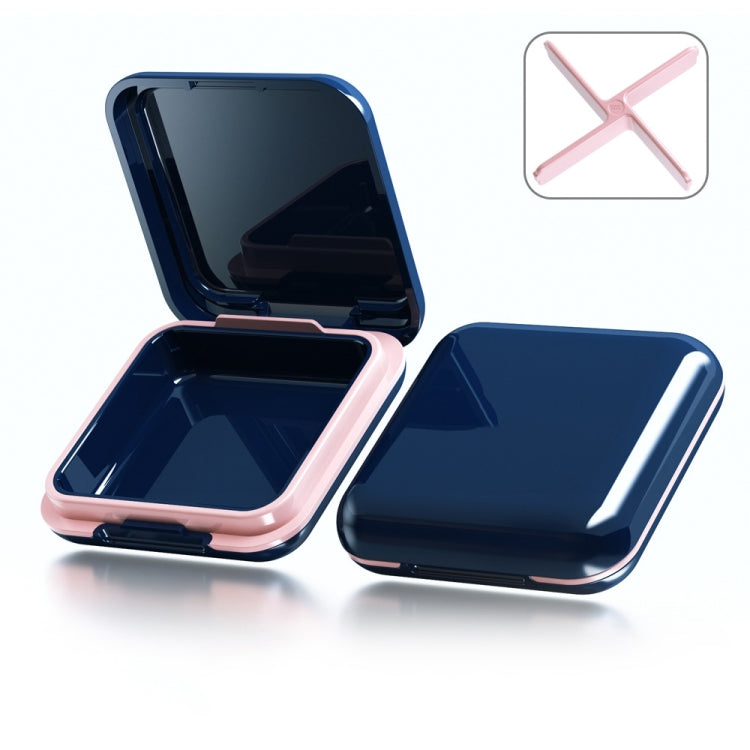 ABS Braces Storage Box Medicine Box(Sapphire Blue)