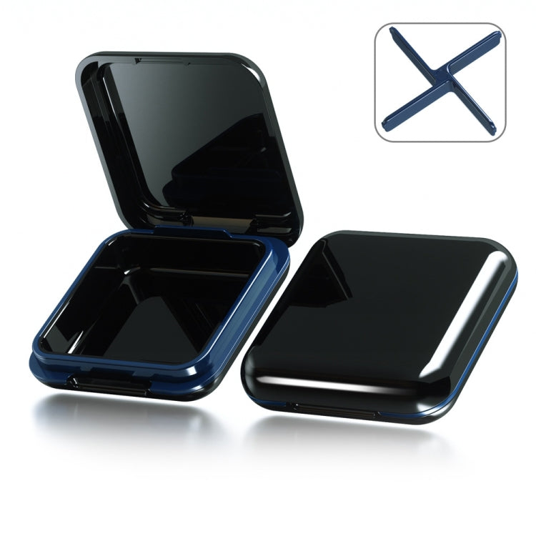 ABS Braces Storage Box Medicine Box(Arctic Black)
