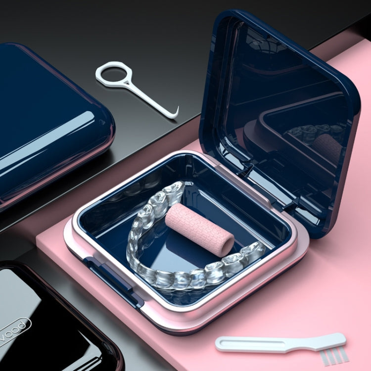 ABS Braces Storage Box Medicine Box(Sapphire Blue)