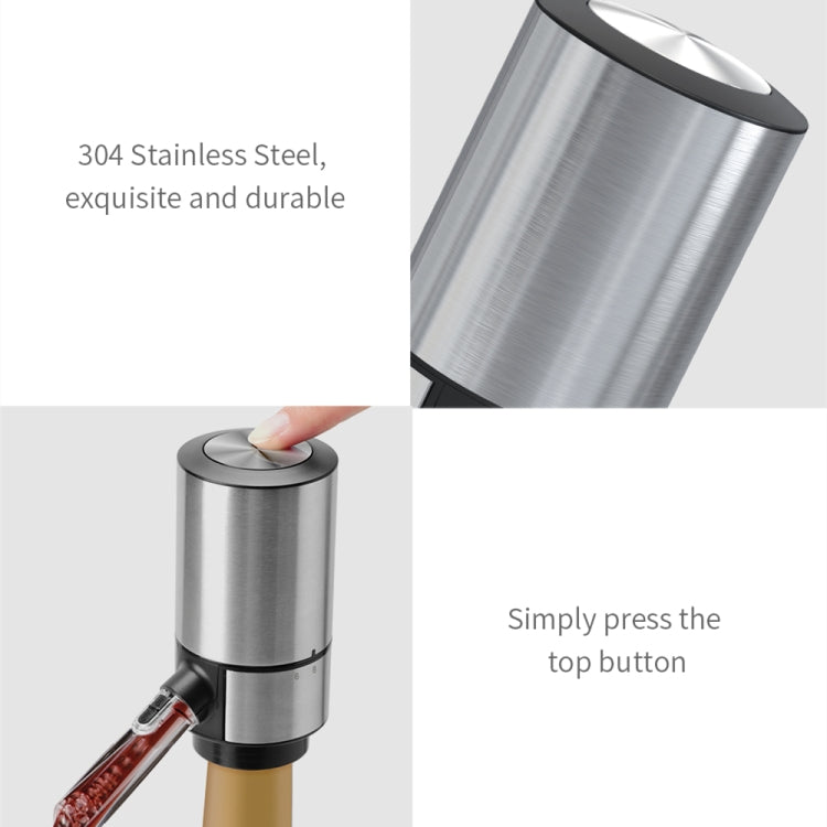 Electric Red Wine Decanter Dispenser,Style: Red ABS