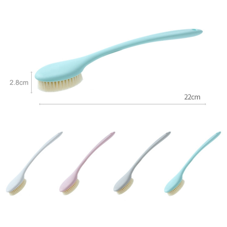 Long Handle Soft Hair Bathing Brush Nylon Hair Massage Brush(Pink)