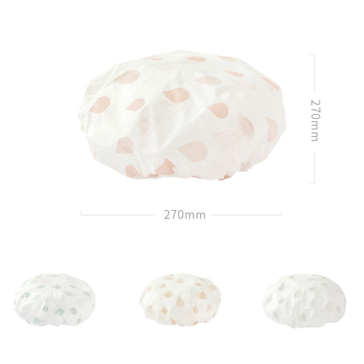 Waterproof Shower Hat Adult Women Bathing Hair Cover Anti-fume Hair Cover(Grey)