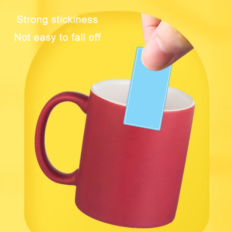 5 Packs Children Colorful Square Label Classification Stickers(10 PCS/Pack)