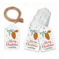 100pcs / Pack Christmas Kraft Paper Tag Gift Wrap Card Set(L-30)