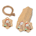 100pcs / Pack Christmas Kraft Paper Tag Gift Wrap Card Set(L-32)