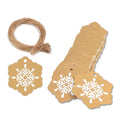 100pcs / Pack Christmas Kraft Paper Tag Gift Wrap Card Set(L-33)