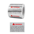 Warning That Opening This Package Will Bring Great Happiness Sealing Sticker, Size: 40x60mm(H-39)