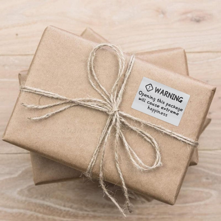 Warning That Opening This Package Will Bring Great Happiness Sealing Sticker, Size: 40x60mm(H-40)