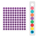 100 Stickers/Sheet Clothes Footwear Size Number Label Sticker, Random Color Delivery, Diameter: 20mm
