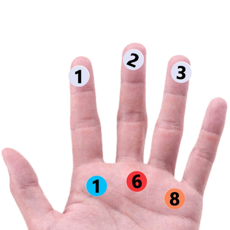 100 Stickers/Sheet Clothes Footwear Size Number Label Sticker, Random Color Delivery, Diameter: 20mm