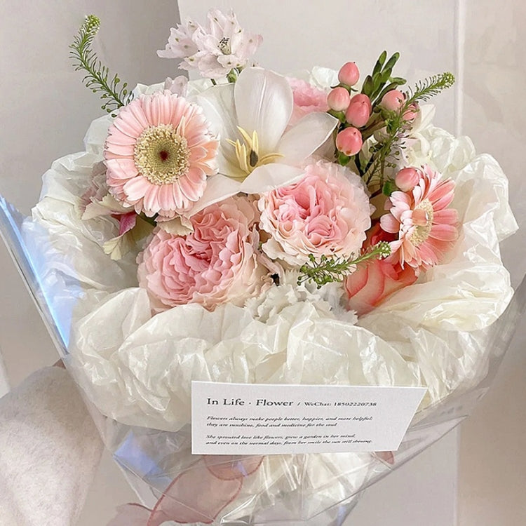 Waterproof Flower Packaging Crinkle Liner(Champagne)