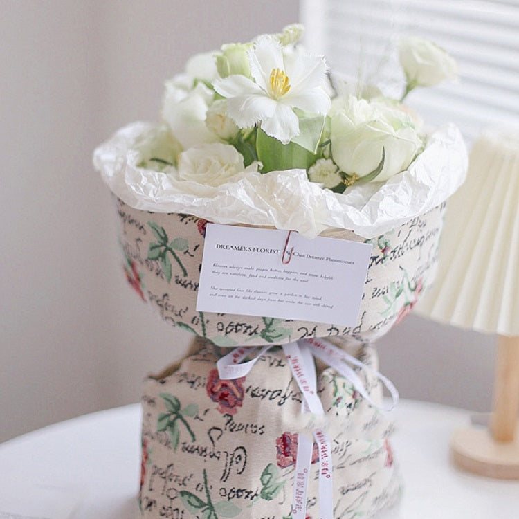 Waterproof Flower Packaging Crinkle Liner(Champagne)