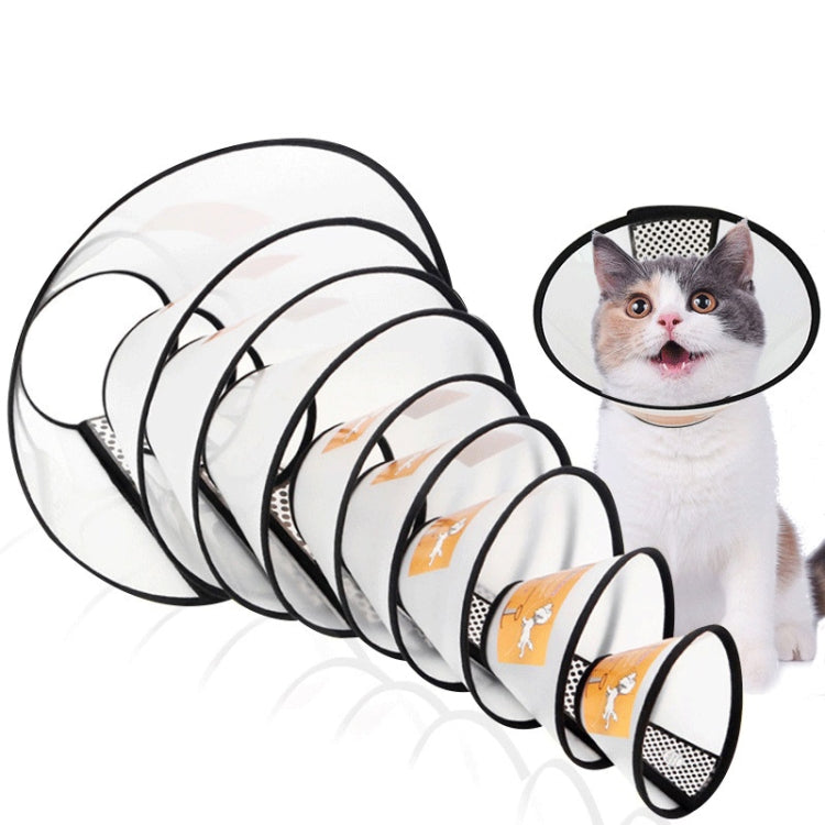 Pet Protective Headgear Cat And Dog Anti-Bite Collar After Cosmetic And Operation, Size: No.4/12.5cm