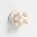 Nail-free Silicone Seamless Paste Hook Toothbrush Storage Rack(Creamy White)