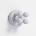 Nail-free Silicone Seamless Paste Hook Toothbrush Storage Rack(Cloudy Blue)