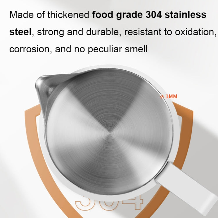 304 Stainless Steel Coffee Pot with Scale, Spec: 350ml (Retro Beak)