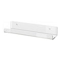 Home Kitchen Office Books Wall Mounted Acrylic Shelf, Specification: 40x10x6cm