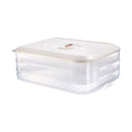 Household Refrigerator Freezer Large Capacity Dumpling Box, Capacity: Three Layers (White)