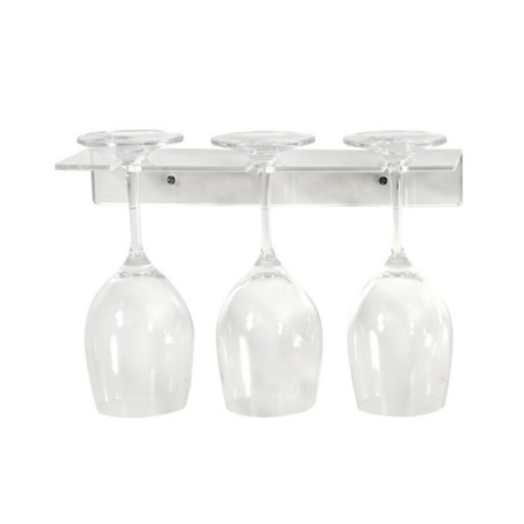 Household Red Wine Goblet Acrylic Upside Down Cup Holder(Three Cups)