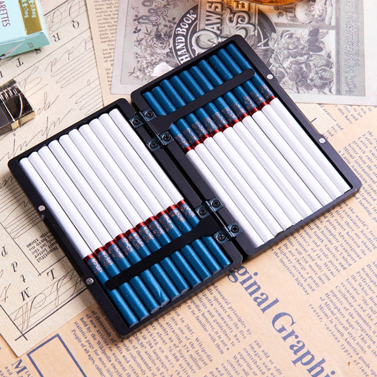 Y-13 Extended Aluminum Alloy Automatic Cover Cigarette Box(Red)