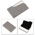 333 Stainless Steel Large Capacity Business Card Storage Box(Grey)