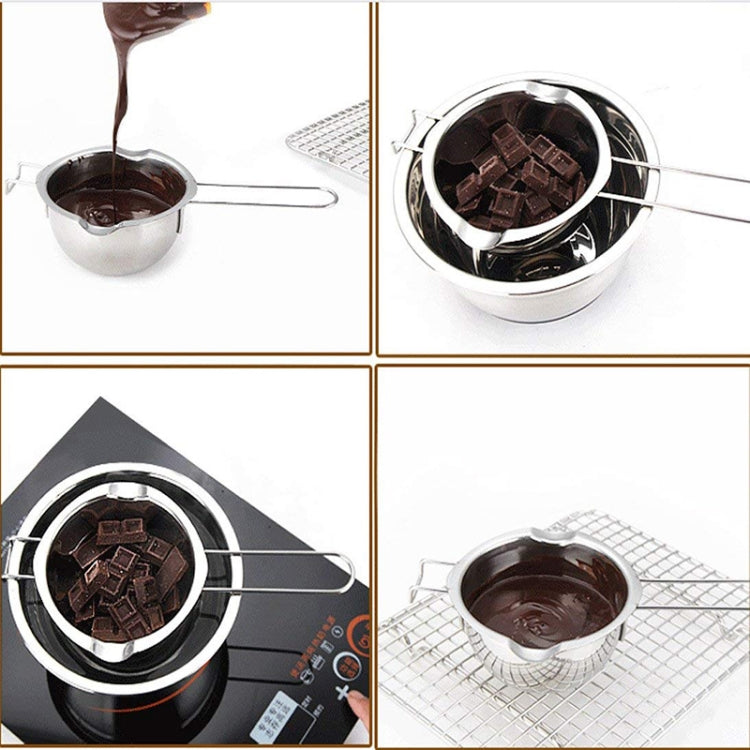 Stainless Steel Chocolate Water-proof DIY Baking Heating Melting Pot, Style:304 Material