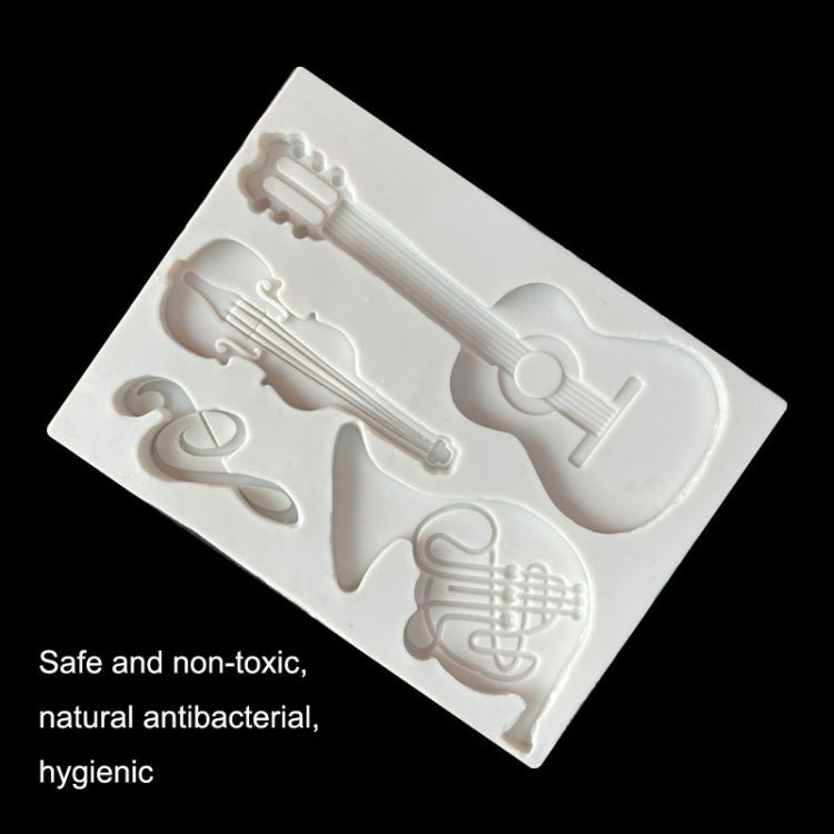 Castle Musical Silicone Mold Chocolate Fondant Cake Decor, Style:, Specification: Triangle