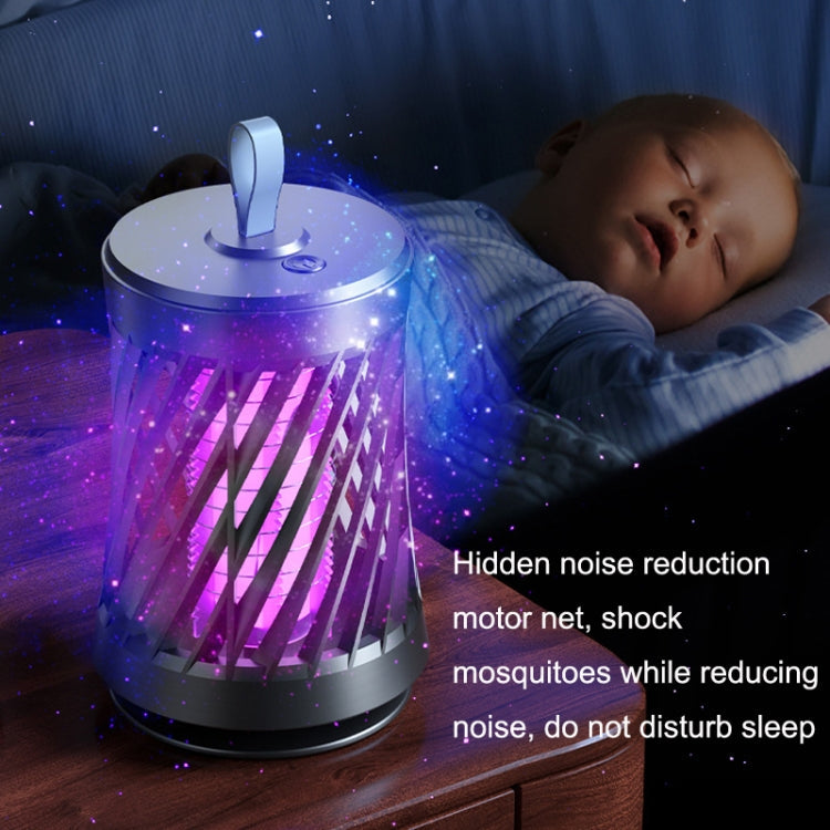 C16 Silent Electric Mosquito Killer Home USB Night Light(Dark Gray)