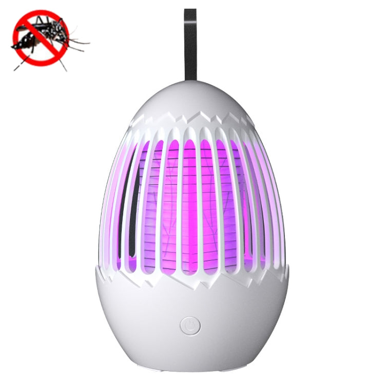 L01 Portable Electric Shock Mosquito Killer Lamp Home Outdoor Photocatalyst Fly Killer(White)